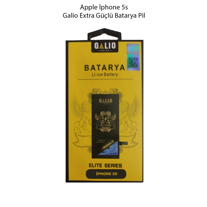 Apple İphone 5S Galio Extra Güçlü Batarya Pil 2010 Mah