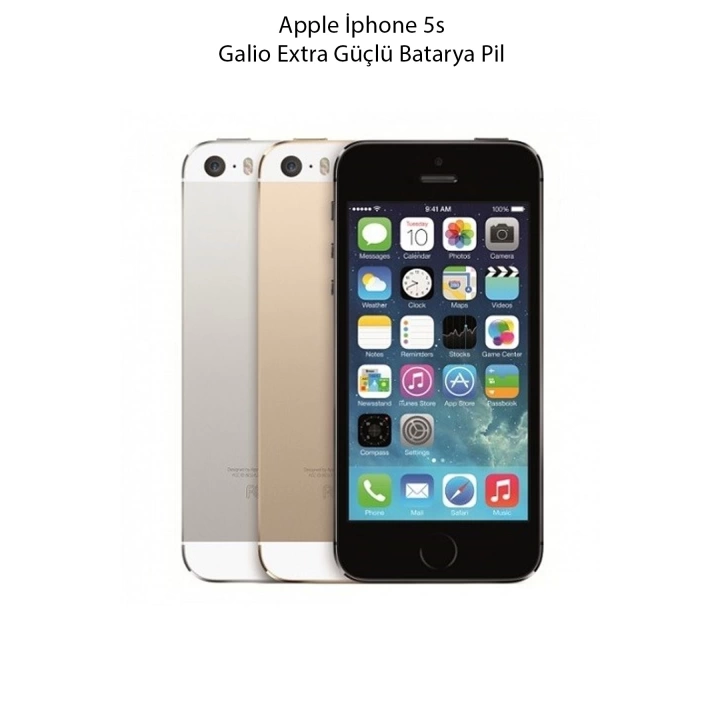 Apple İphone 5S Galio Extra Güçlü Batarya Pil 2010 Mah