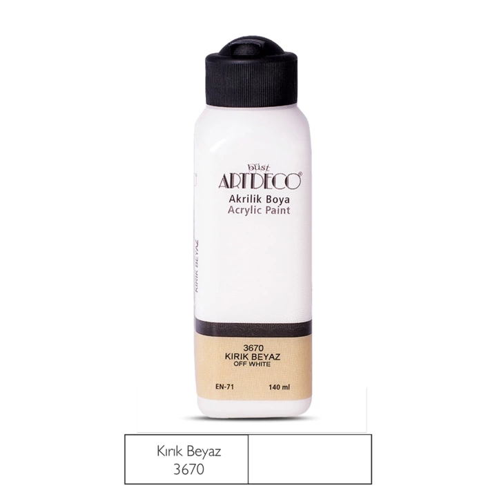 Artdeco Akrilik Boya 140 Ml Kırık Beyaz