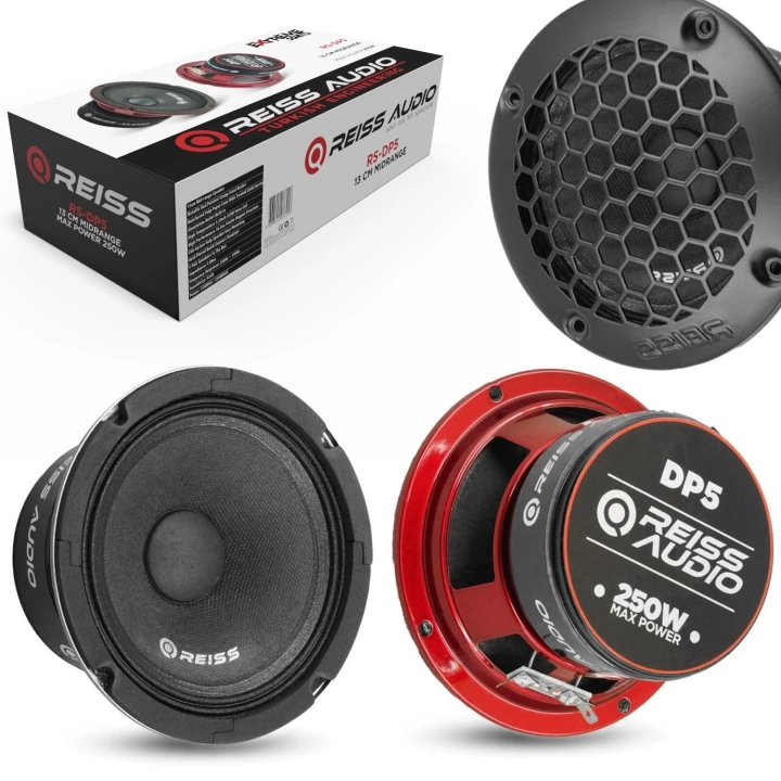 AUDIO RS-DP5 Oto Midrange Robotrend 13cm 250 Watt 2 Adet