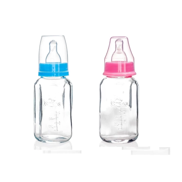 Bambino Altı Köşe Cam Biberon - 150 ml