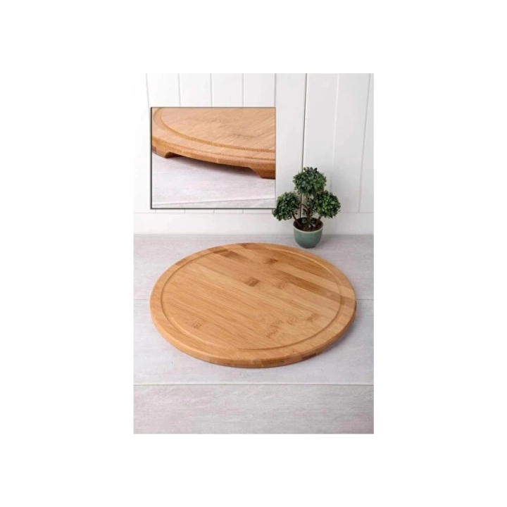 Bambu Pizza Tahtası 32 cm Royaleks-Bpt32