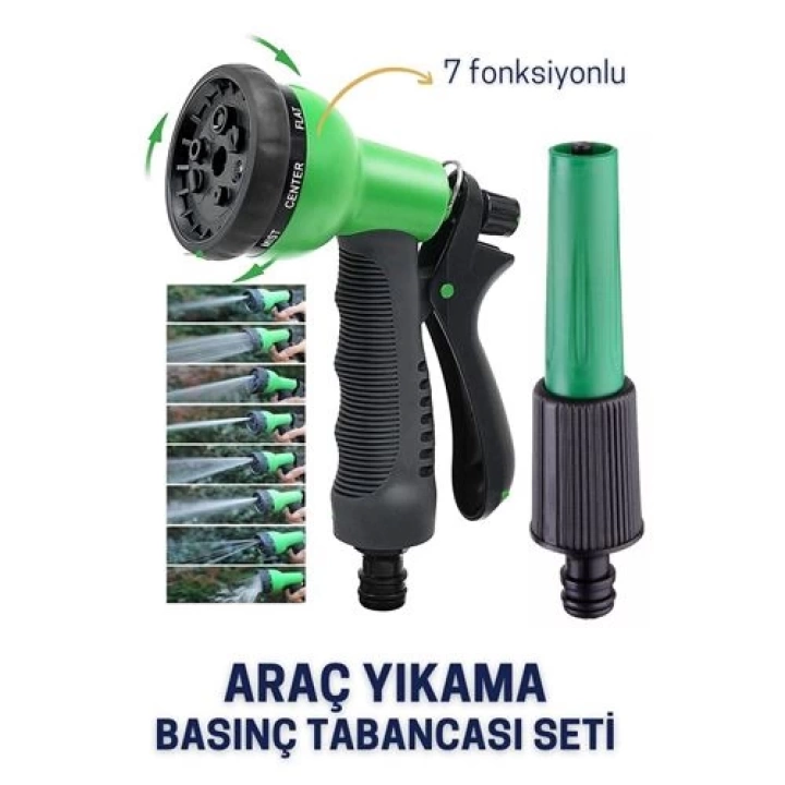 Basınçlı Araç Yıkama Tabancası Seti 7 FONKSİYON 429056