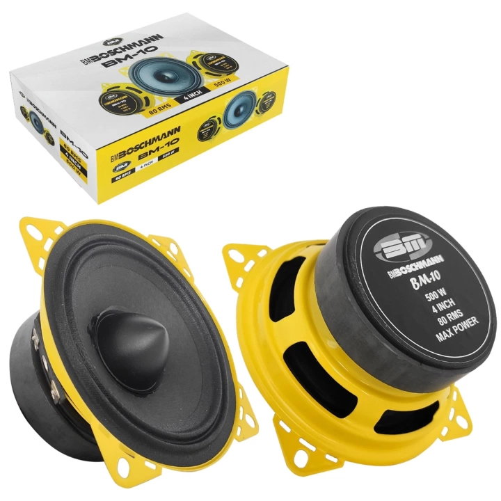 BM-10 Oto Midrange Robotrend 10cm 500 Watt 2 Adet