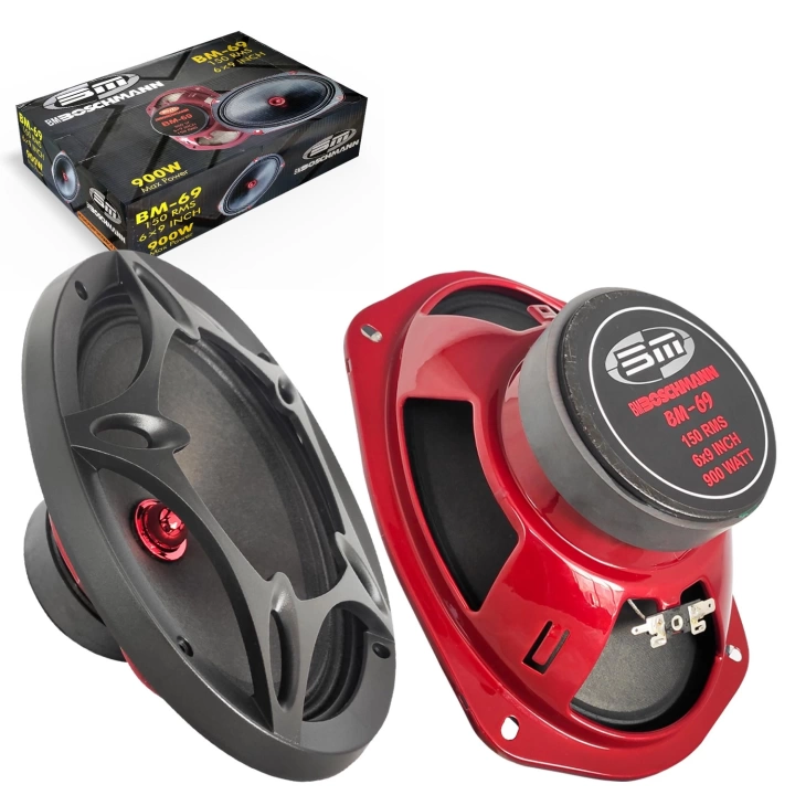 BM BM-69 Oto Midrange Robotrend Oval 6X9 İnç 900 Watt 2 Adet