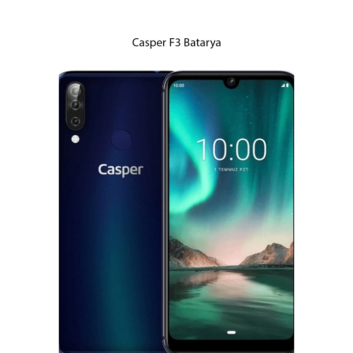 Casper Via F3 Model Telefonla Uyumlu Batarya Pil 3180 Mah