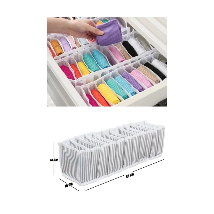 Çekmece Içi Akordiyon Organizer (M) - 15x43x14cm Royaleks-EV355