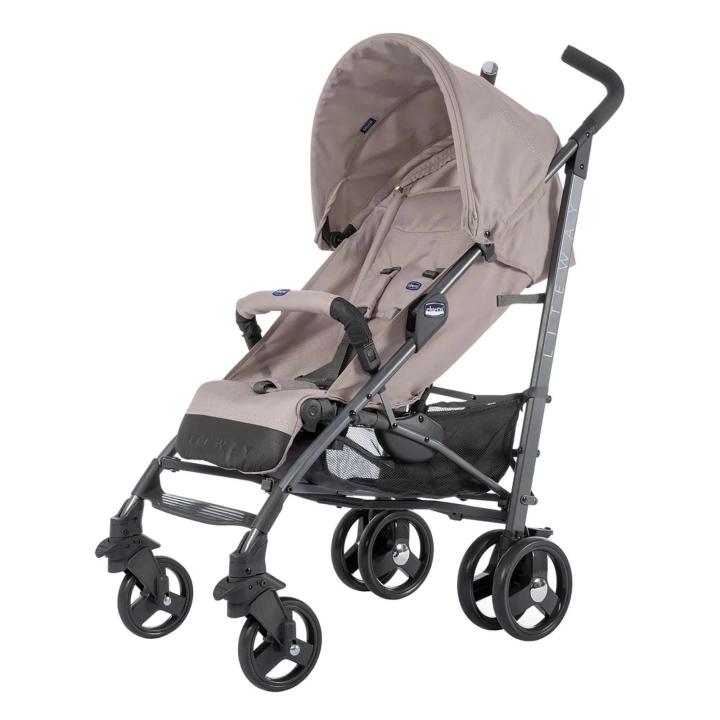 Chicco Lite Way 3 Top Baston Bebek Arabası - Dark Bej