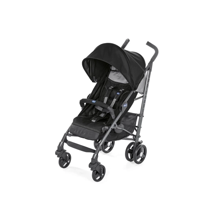 Chicco Lite Way 3 Top Baston Bebek Arabası - Siyah