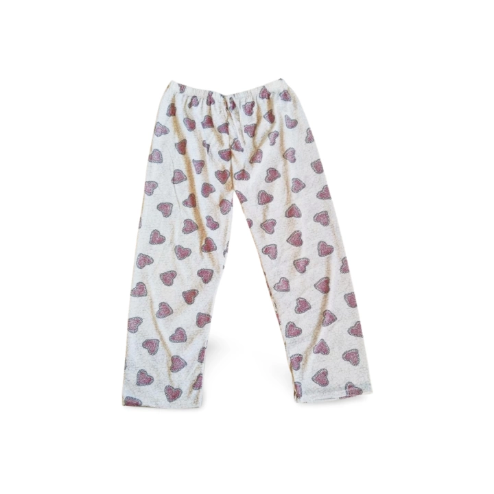 Desenli Penye Yumuşak Rahat Beli Lastikli Yazlık Tayt Pijama Pantolon Desen 4 - Royaleks