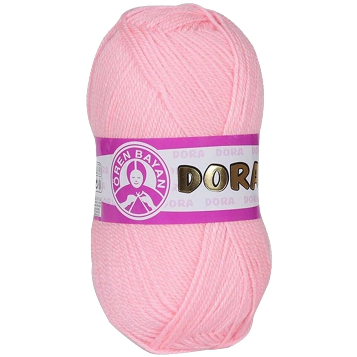 Dora El Örgü İpi Yünü 100 gr 039 Bebe Pembe