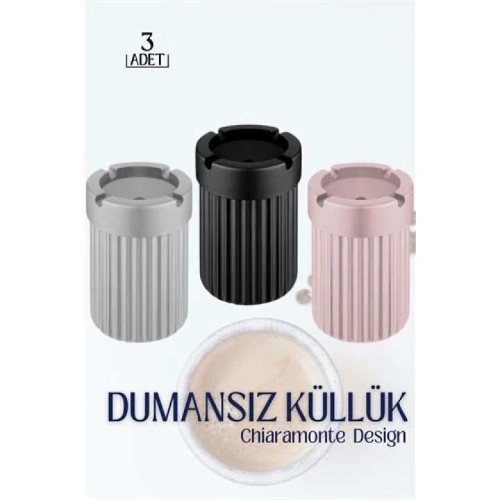 Dumansız Küllük Chiaramonte Design 3 lü Set 719013