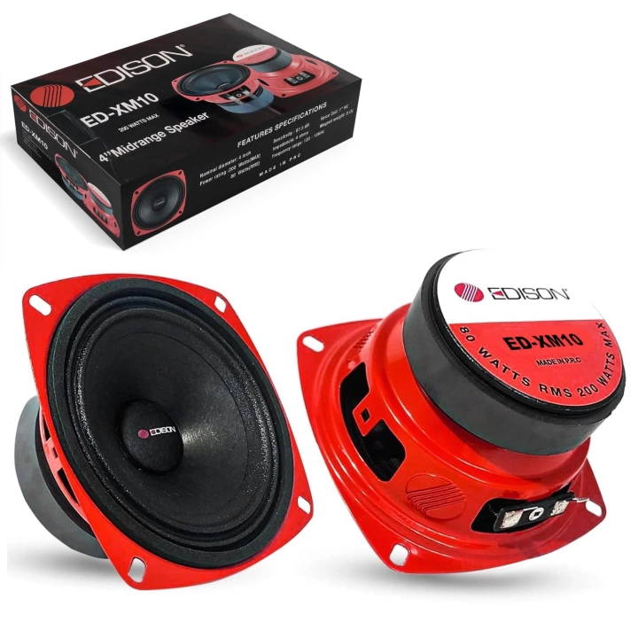 ED-XM10 Oto Midrange Robotrend 10cm 200 Watt 2 Adet