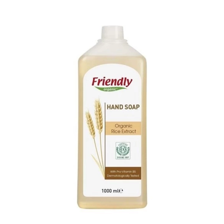 Friendly Organic Sıvı El Sabunu Pirinç Ekstraktı - 1000 Ml