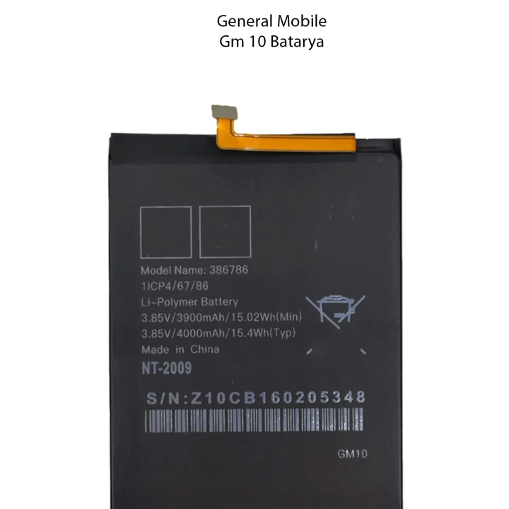 Genneral Mobile GM10 Batarya Pil 3000 Mah