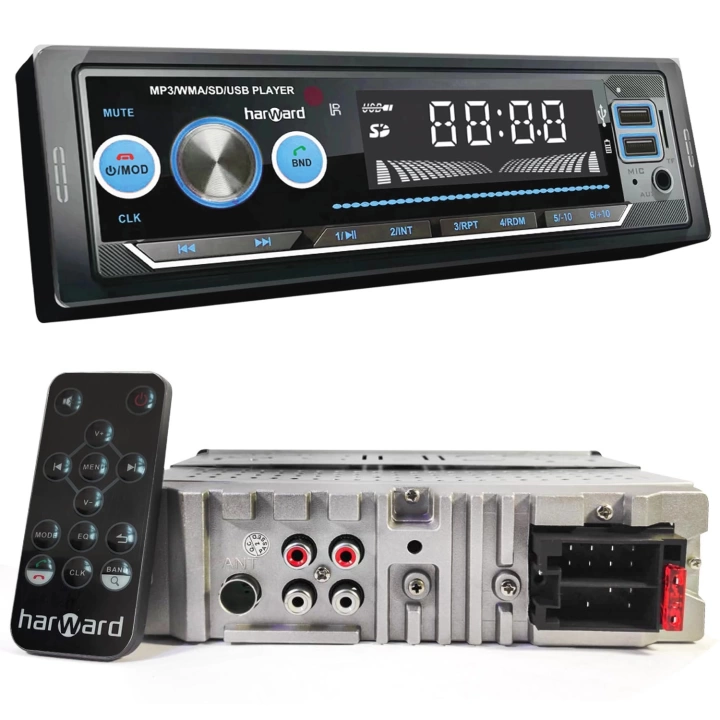 HR-MX5G Oto Teyp 4X50 Watt Bluetooth 2xUsb Sd Fm Aux