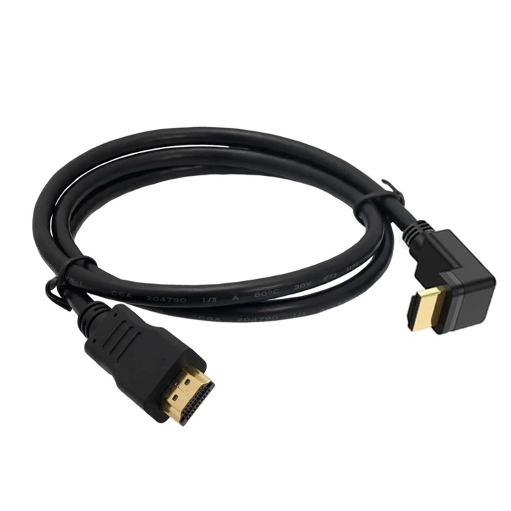 HDMI KABLOSU GOLD 1.4V 3D 4K L TİP 1.5MT