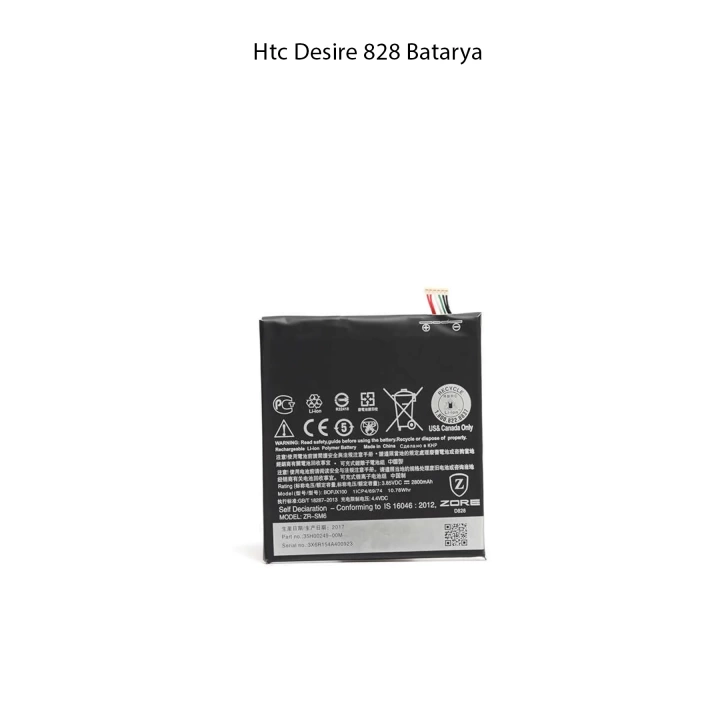 Htc Desire 828  Model Telefonla Uyumlu Batarya Pil 2800 Mah