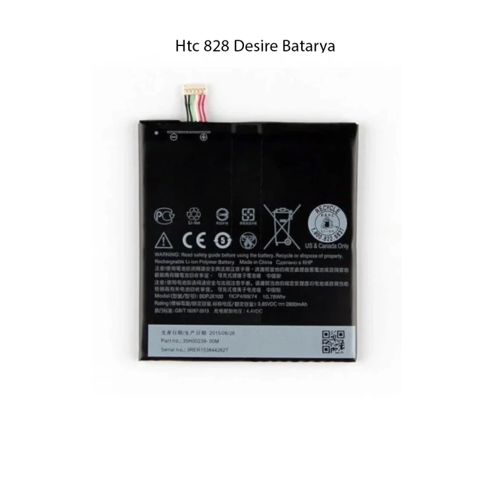 Htc Desire 828 Uyumlu Batarya Pil 2800 Mah