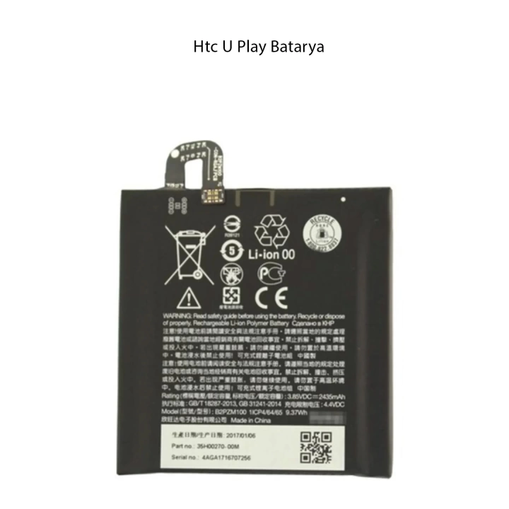 Htc U Play Uyumlu Batarya Pil 2500 Mah