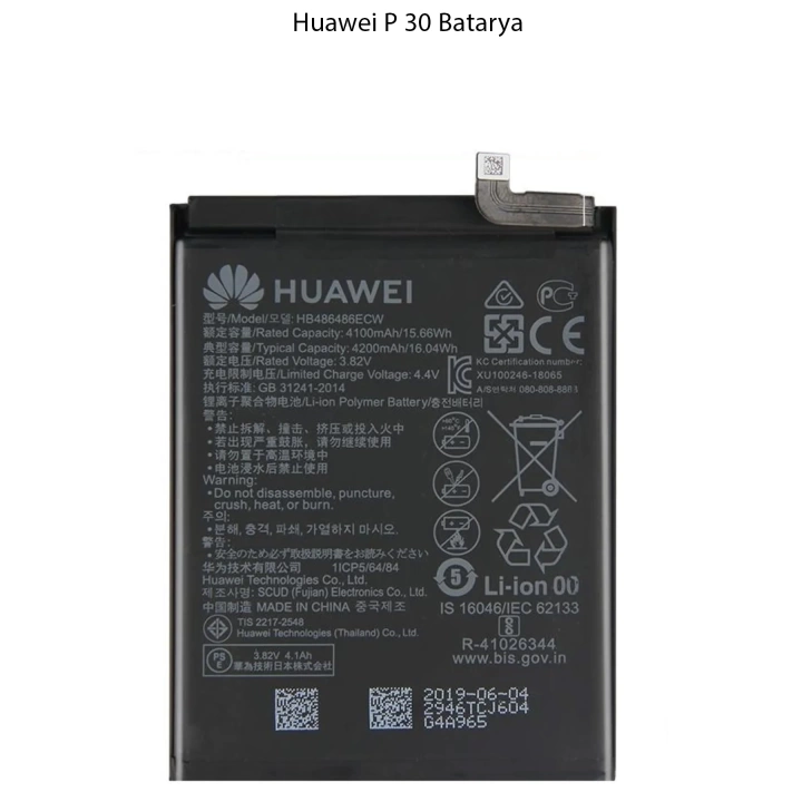 Huawei P30 Batarya Pil 4100 Mah