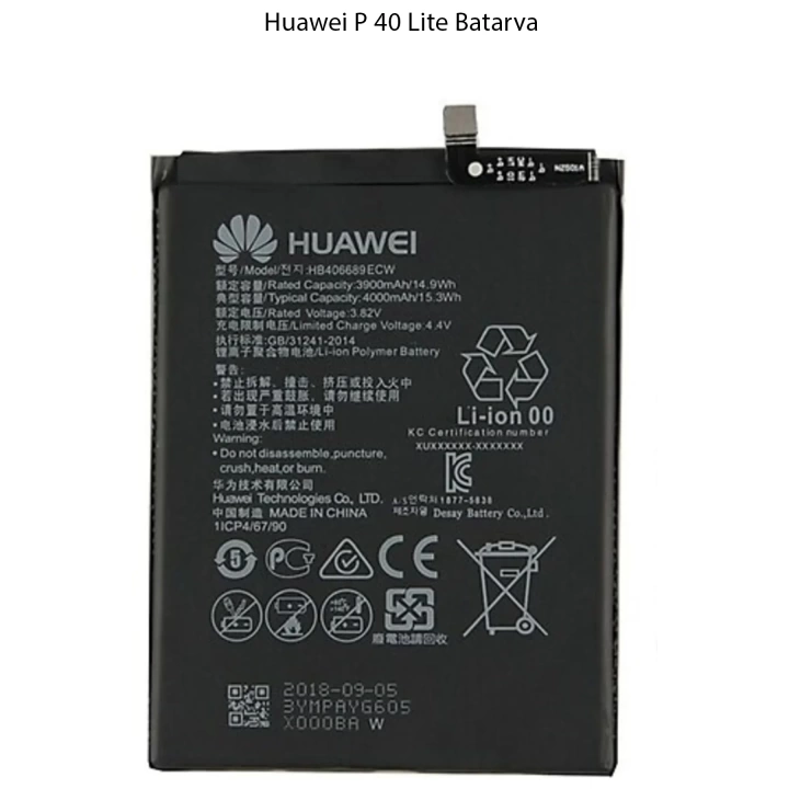 Huawei P40 Lite Batarya Pil 3900 Mah