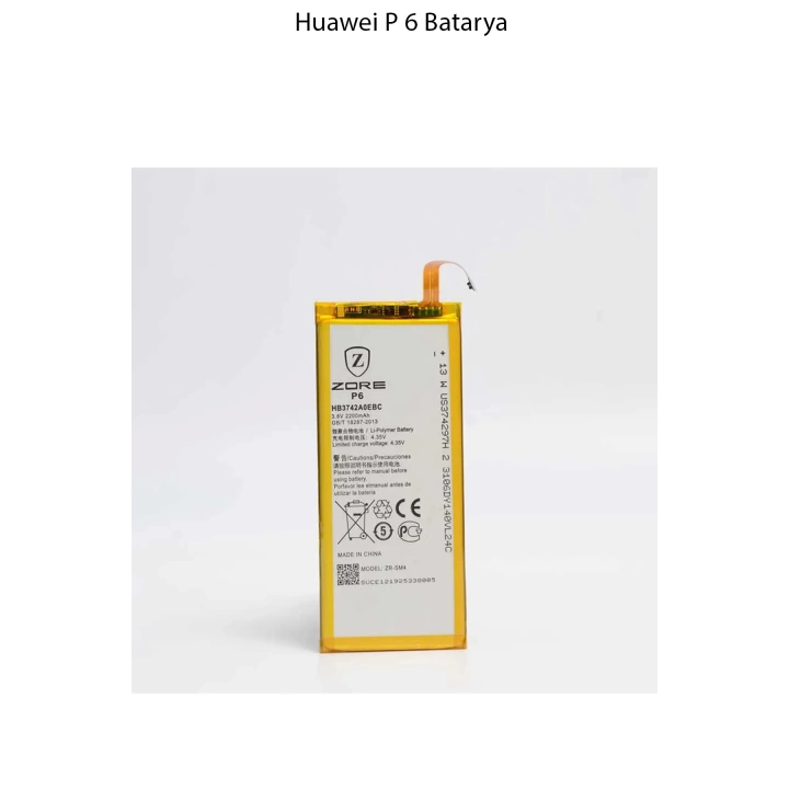 Huawei P6 Batarya Pil 6000 Mah