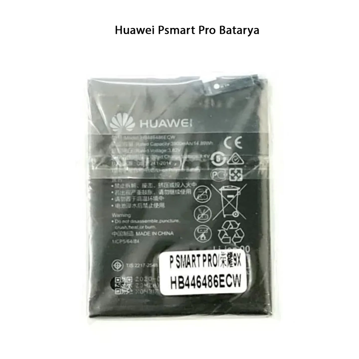 Huawei Psmart Pro Uyumlu Batarya Pil 4000 Mah