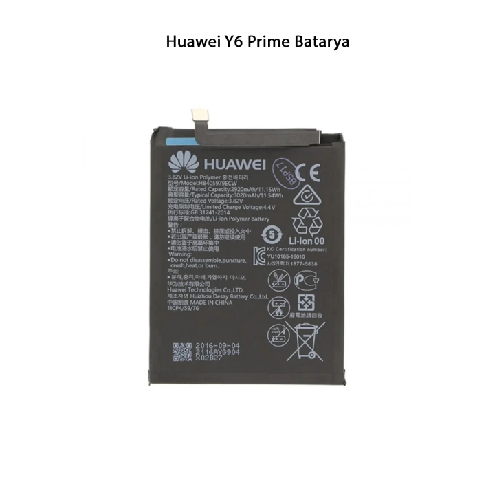 Huawei Y6 Prime Batarya Pil 3020 Mah