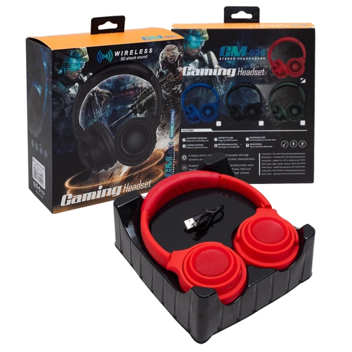 ShopZum GM-026 BLUETOOTH KABLOSU ShopZumZ MİKROFONLU GAMING OYUNCU KULAKLIK