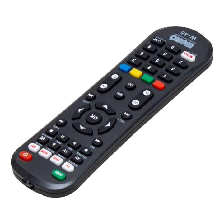 KA ShopZum  W-45 NETFLIX TUŞLU 4 IN 1 UNIVERSAL TÜM MODELLER ÖĞRENEBİLEN AKILLI KUMANDA