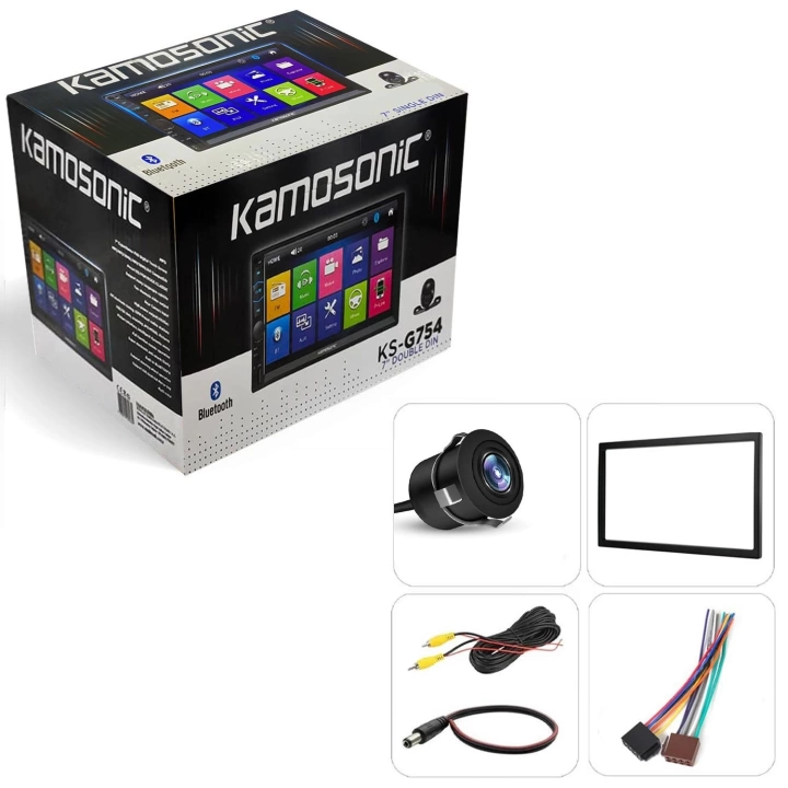 KAMOSONIC KS-G754 Double Teyp 7 İnç 4x45 Watt