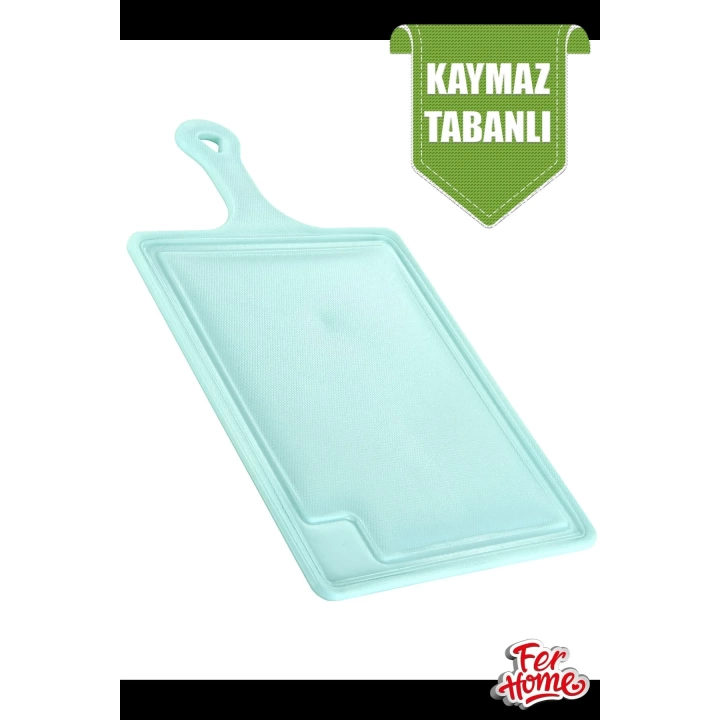 Kesme Tahtası Kaydırmaz Plastik Kesme Sunum Tahtası Pratik Kesim Panosu 165x315 Mm Royaleks-FR-105