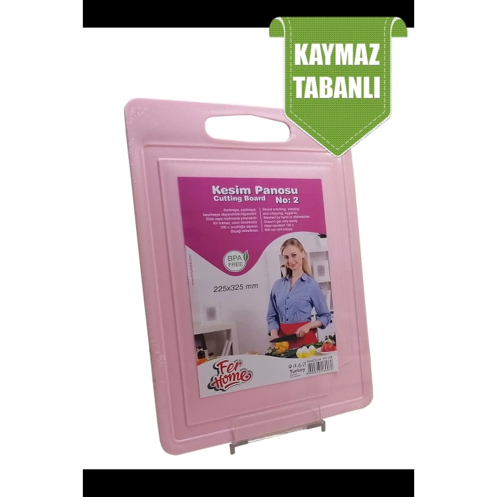 Kesme Tahtası Plastik Büyük Kesme Sunum Tahtası Kesim Panosu 225x325 Mm Royaleks-FR-108