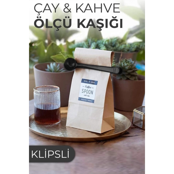 Klipsli Çay Kahve Ölçü Kaşığı