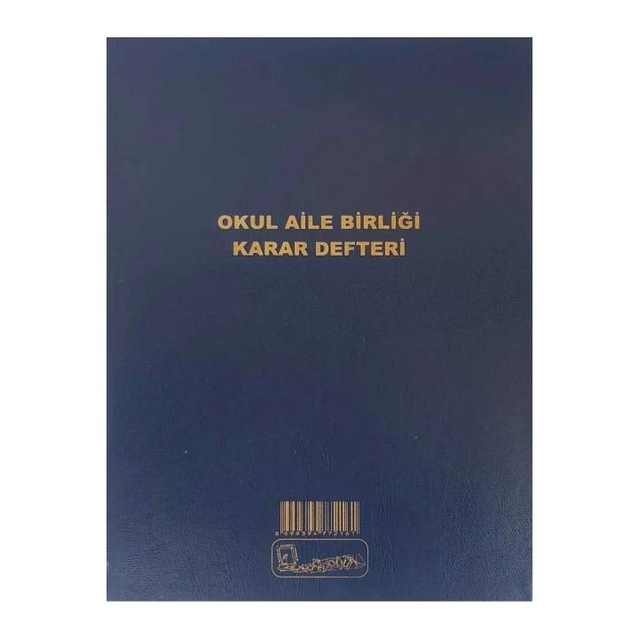 Kocaoluk Okul Aile Birliği Karar Defteri Cilt Kapak