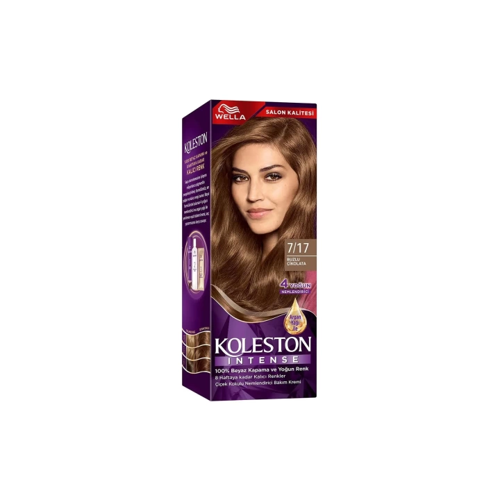 Koleston Intense Saç Boyası 7/17 Buzlu Çikolata - Salon Kalitesi