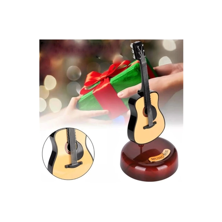 Kurmalı Gitar Müzik Kutusu Yf-2264