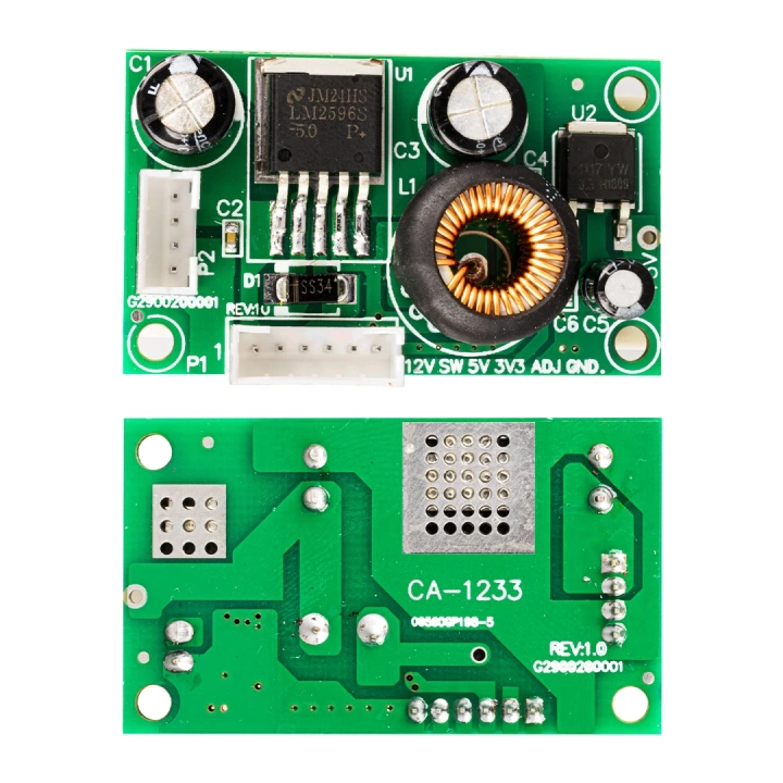 LCD LED POWER SUPPLY MODÜL CA-1233 12V TO 5V TO 3.3V 3A