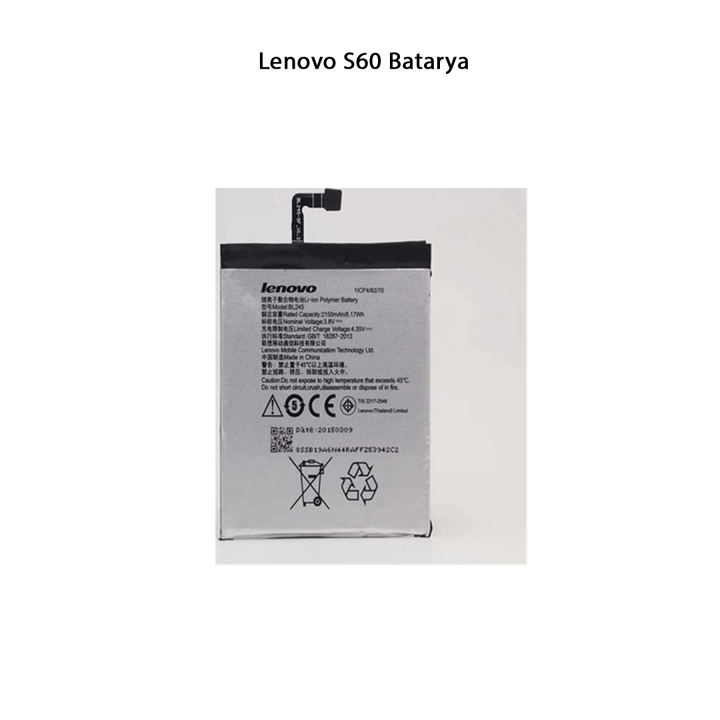 Lenovo S60 Batarya Pil  2150 mAh