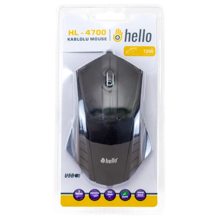 HL-4700 USB 1200 DPI KABLO ShopZumLU ShopZum OYUNCU MOUSE