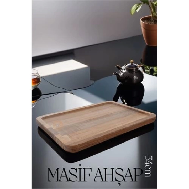 Masif Ahşap Tepsi Matis Otradovec Design 34 cm 719602