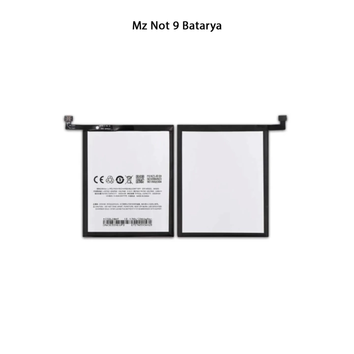 Meizu Not 9 Telefonlarla Uyumlu Batarya 4000 mAh