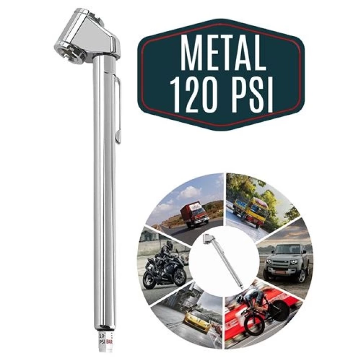 Metal Kasalı 120 Psi Lastik Hava Ölçme Saati 422456