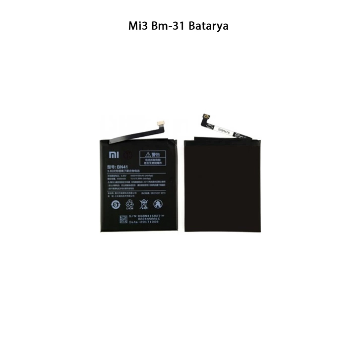 Mi 3 Bm31 Telefonlarla Uyumlu Batarya 3050 mAh