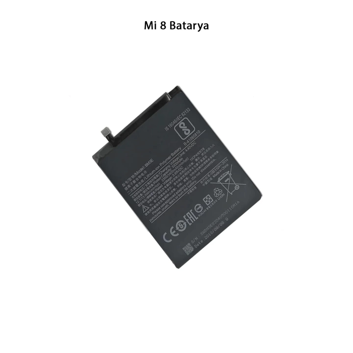 Mi 8 Telefonlarla Uyumlu Batarya 3400 mAh