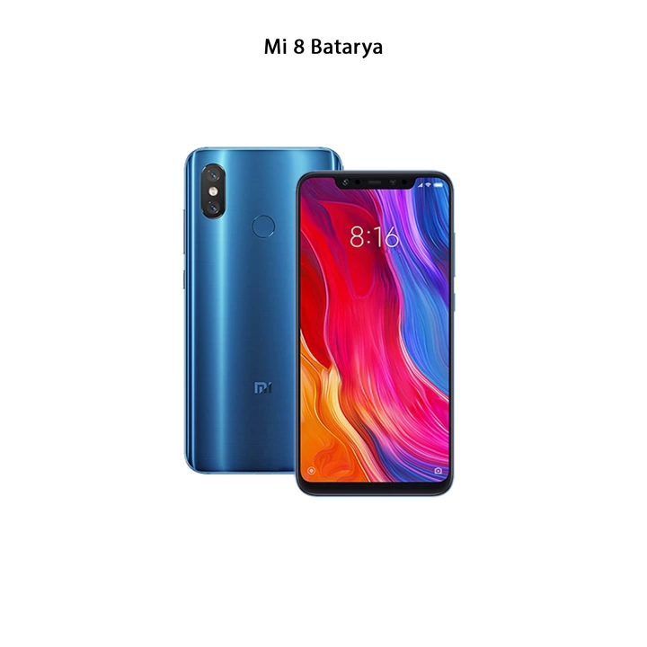 Mi 8 Telefonlarla Uyumlu Batarya 3400 mAh