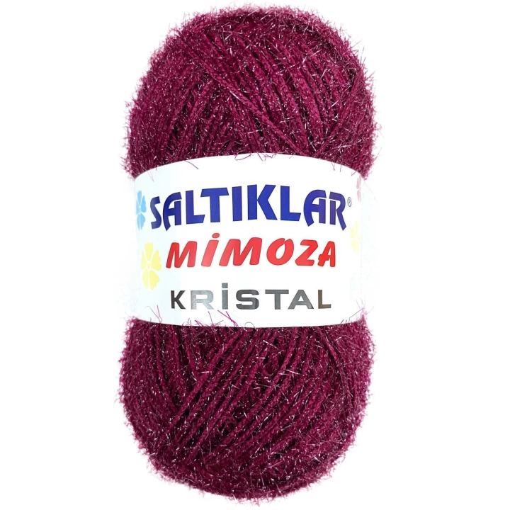 Mimoza Kristal Işıltılı Şal Patik Yelek İpi 26