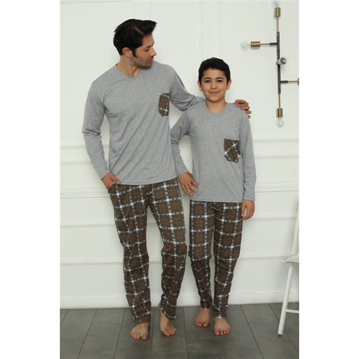 Hepsizen Baba Oğul  Aile Pijama Takım Ayrı Ayrı Satılır Fiyatları Farklıdır 50110