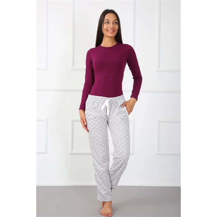 Hepsizen Bayan Welsoft Polar Tek Alt Pijama 210045